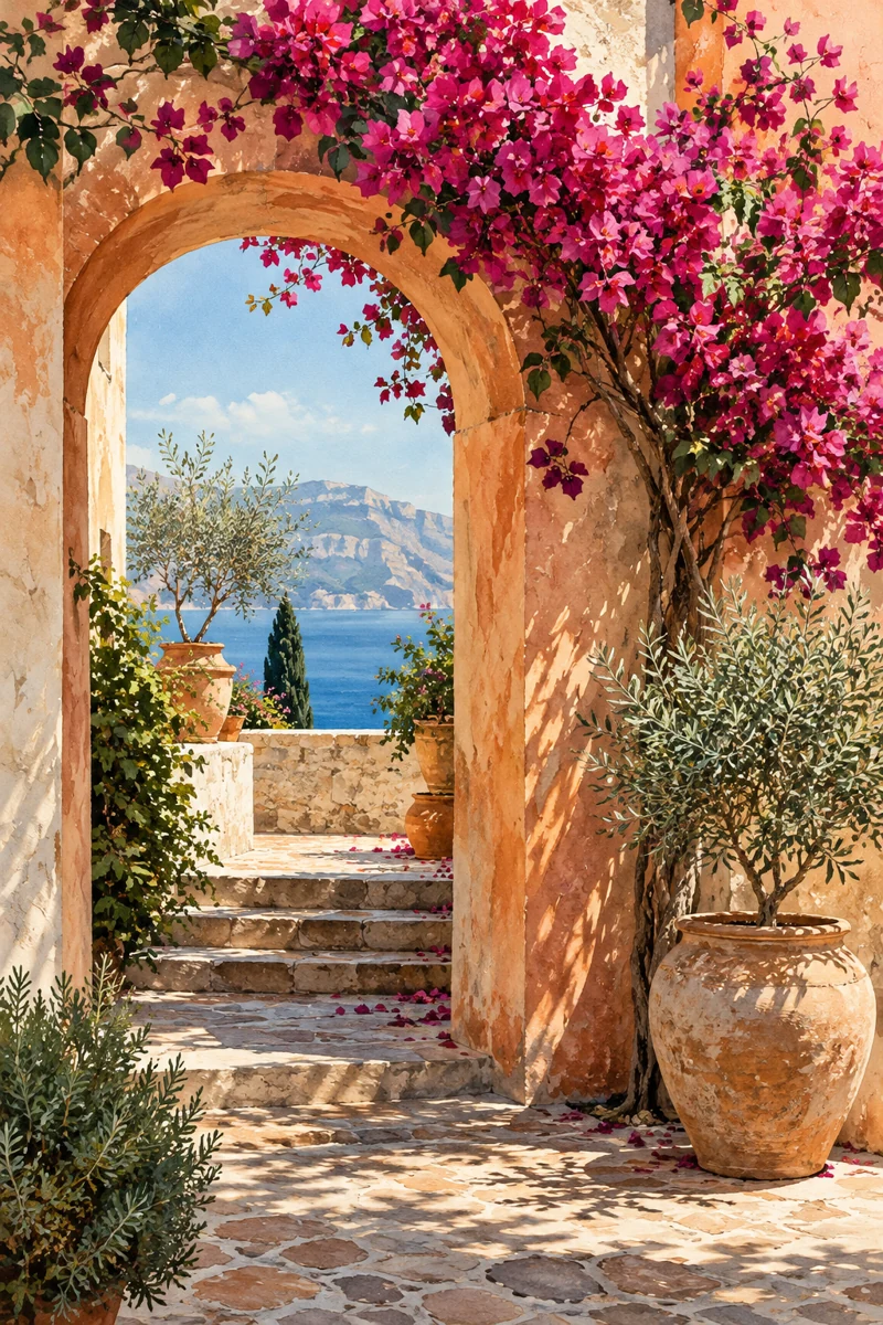 Sunlit Places, coordinated artwork 3