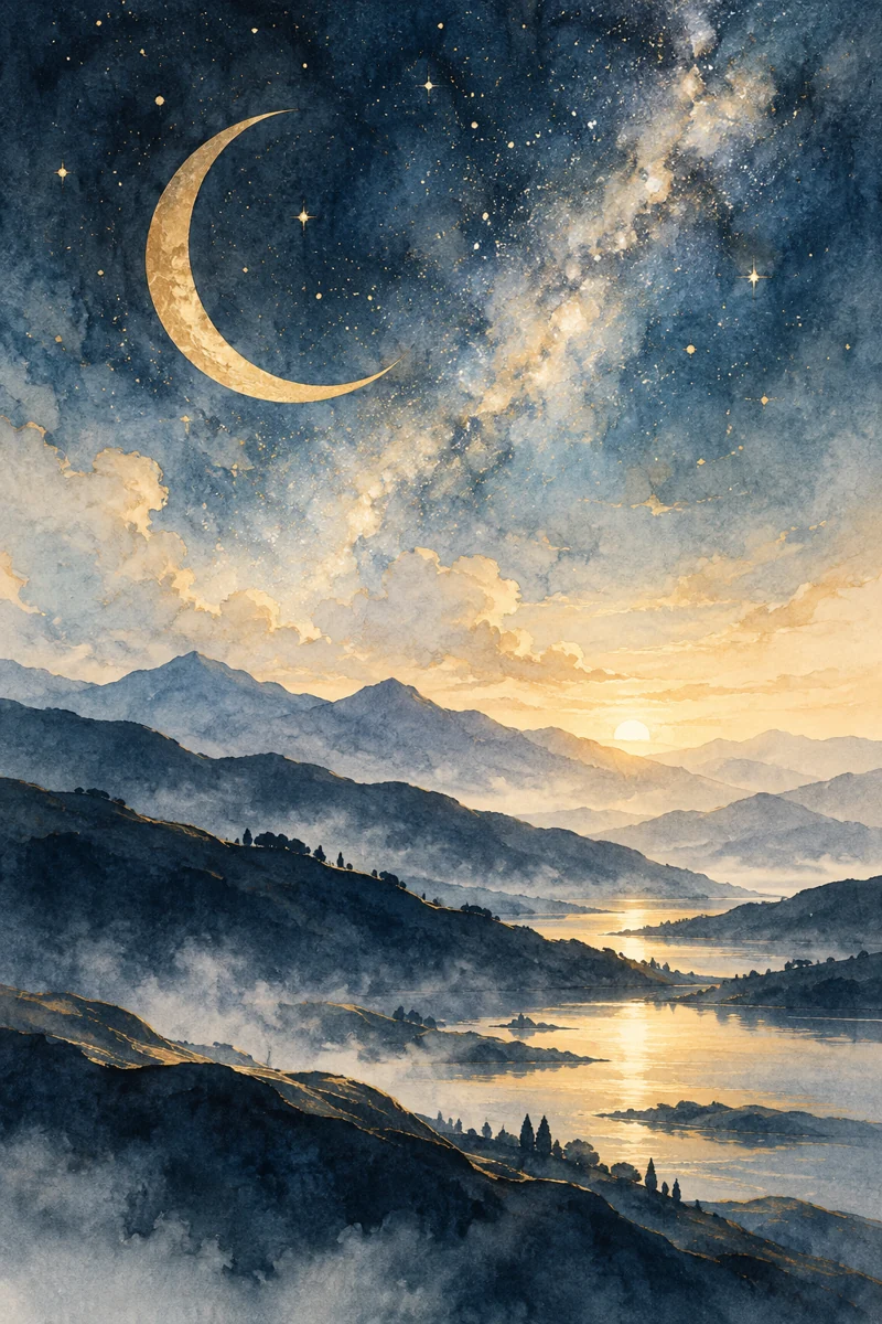 Night Atlas, coordinated artwork 2