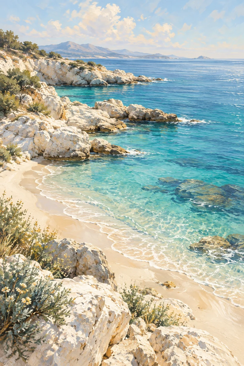 Quiet Coast, coordinated artwork 2