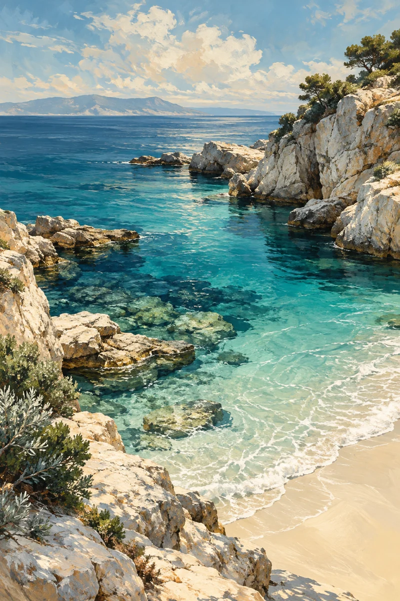 Quiet Coast, coordinated artwork 3