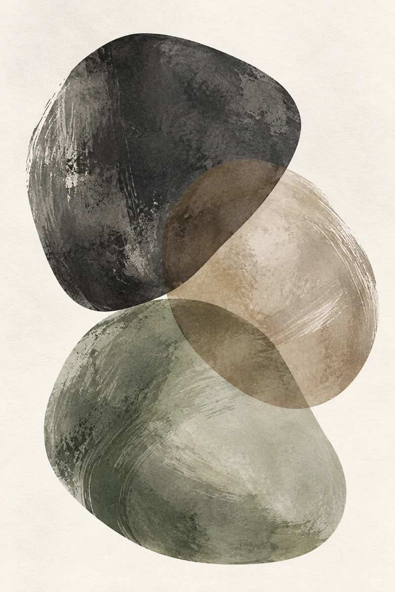 Quiet Forms, coordinated artwork 1