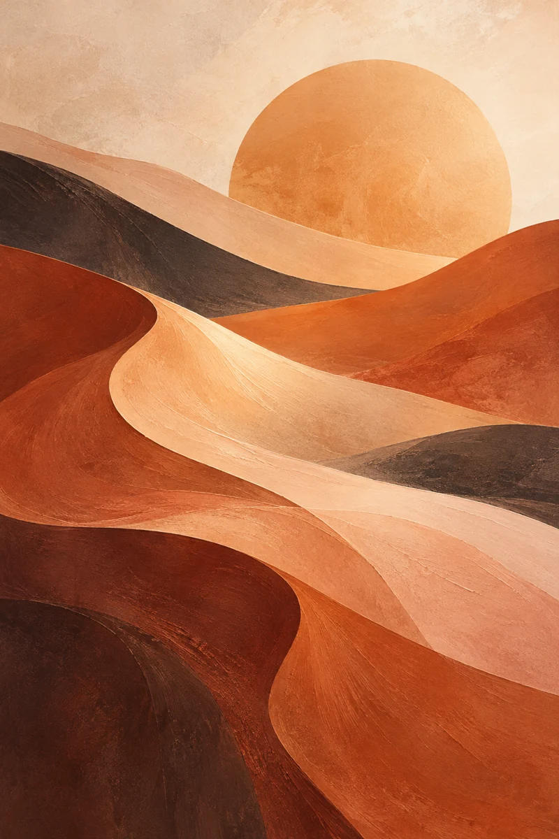 Desert Rhythm, coordinated artwork 1