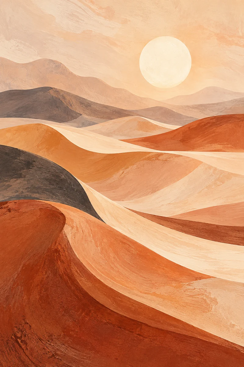 Desert Rhythm, coordinated artwork 2