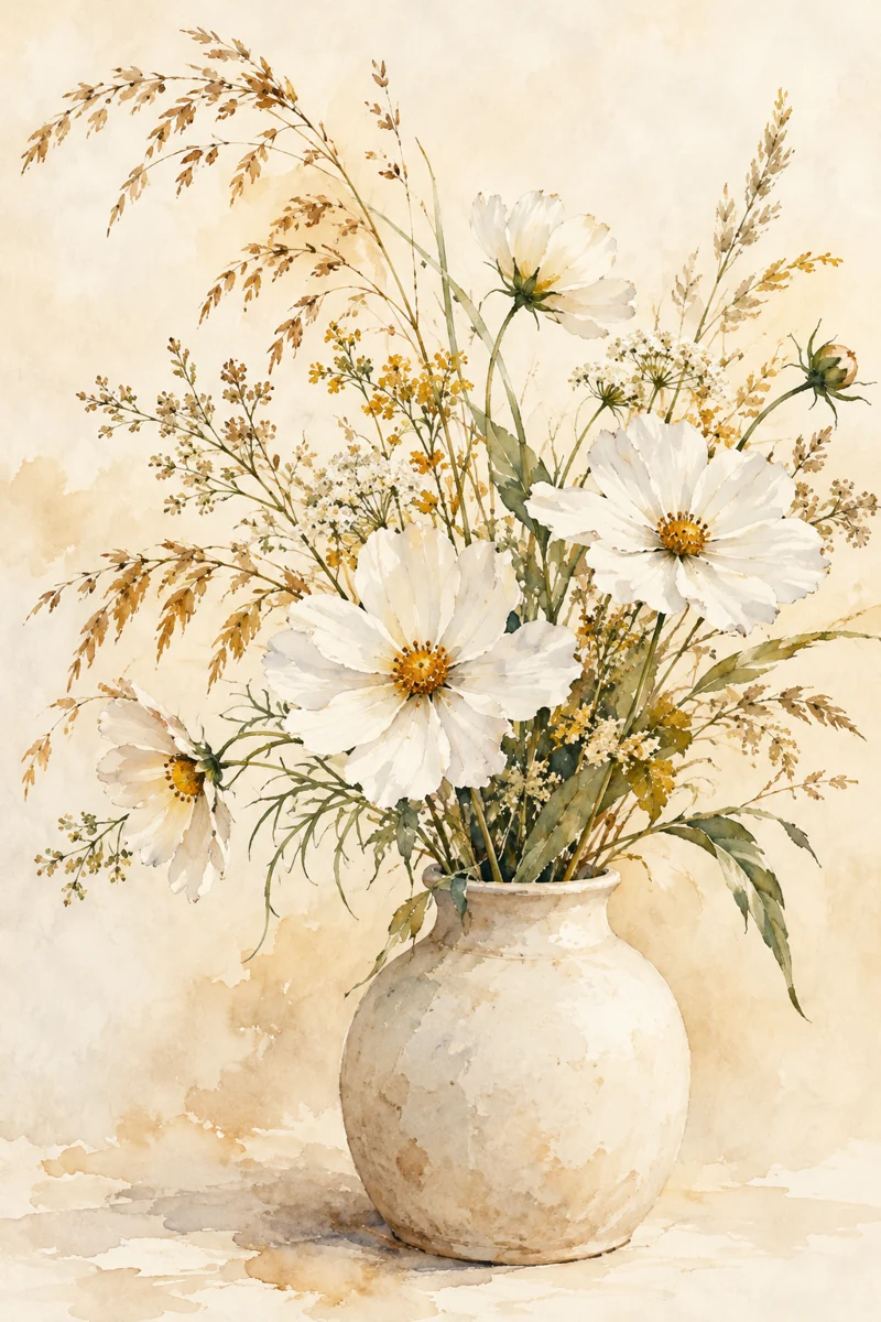 Meadow Days, coordinated artwork 1